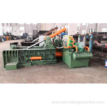 Push-out Scrap Aluminum Iron Steel Metal Packaging Machine